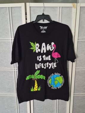 Black Graphic Tee - " Is The Lifestyle"